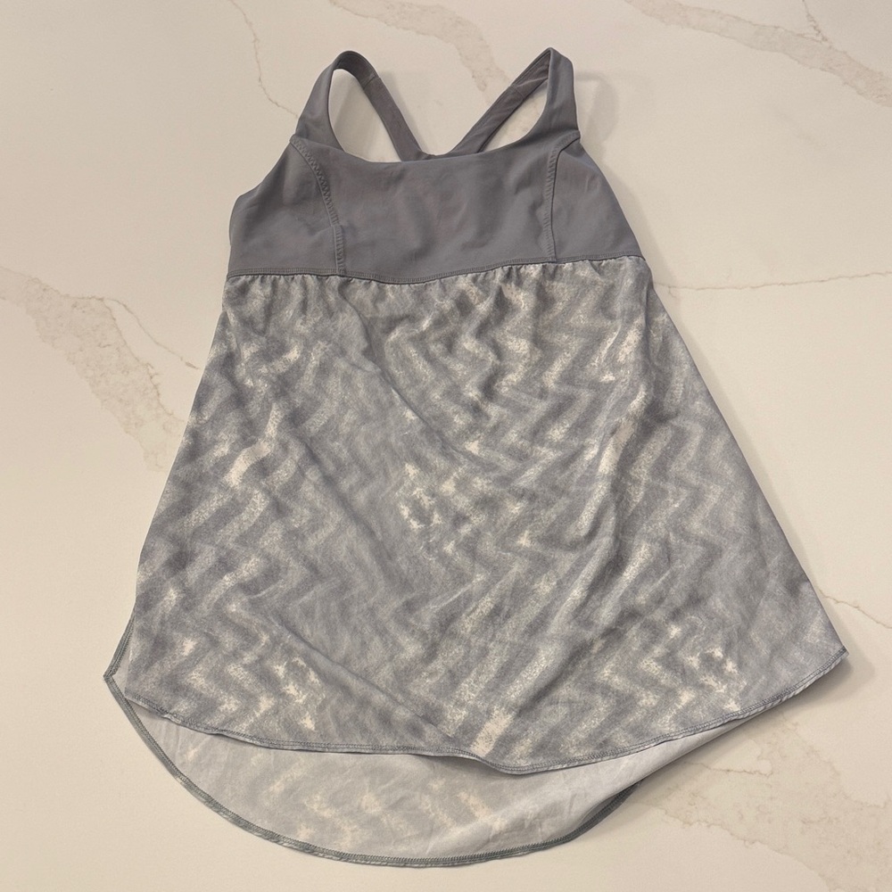 lululemon athletica Gray Tank Top